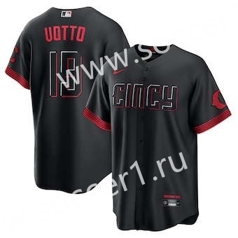 2023 City Edition Cincinnati Reds Black #19 MLB Jersey