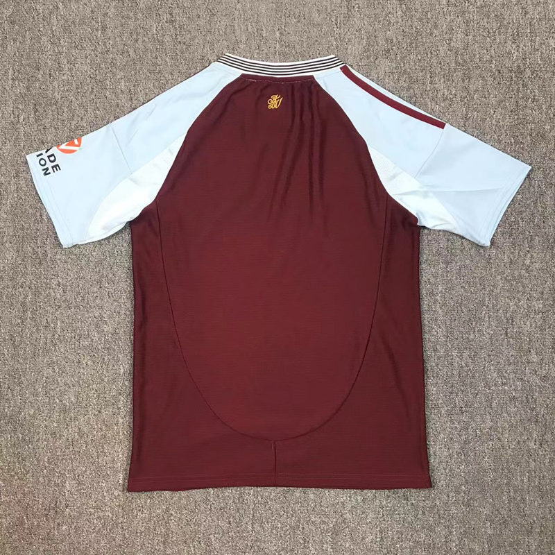 (S-4XL) 2024-2025 Aston Villa Home Red Thailand Soccer Jersey AAA-417