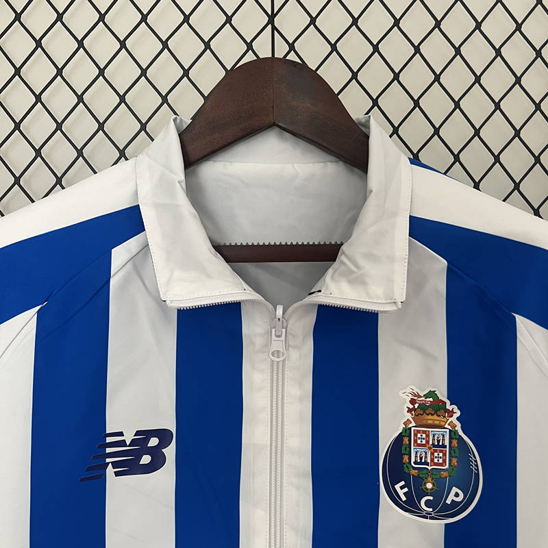 2024-2025 Porto Blue&White Thailand Double-Sided Wear Thailand Trench Coats-0255