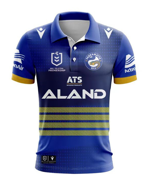 2024 Manna Fish Home Blue Thailand Rugby Jersey