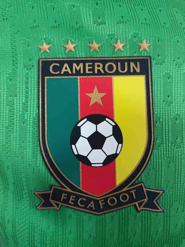 Player version 2025-2026 Cameroon Home Green Thailand Soccer Jersey-1959