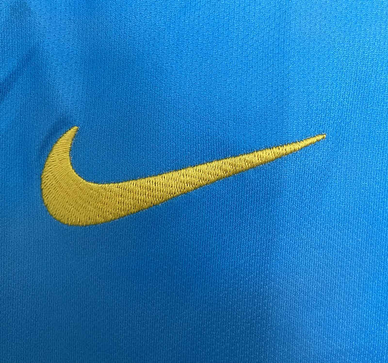 Retro Version 07-08 Barcelona Away Blue Thailand Soccer Jersey AAA-811