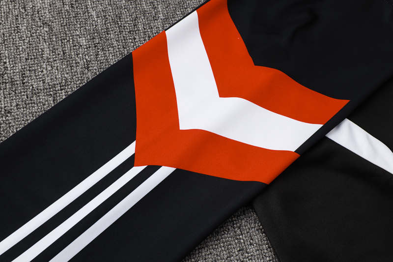 2024-2025 Flamengo Black Thailand Soccer Tracksuit-815