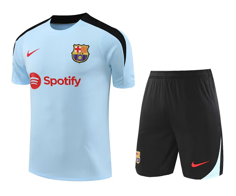 2024-2025 Barcelona Light Blue Thailand Soccer Uniform-418