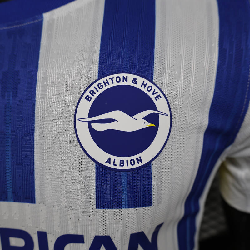 Player Version 2024-25 Brighton & Hove Albion Home Blue&White Thailand Soccer Jersey AAA-888