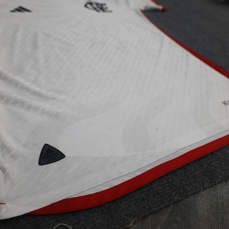 Player Version 2024-2025 Flamengo Away White Thailand Soccer Jersey AAA-888
