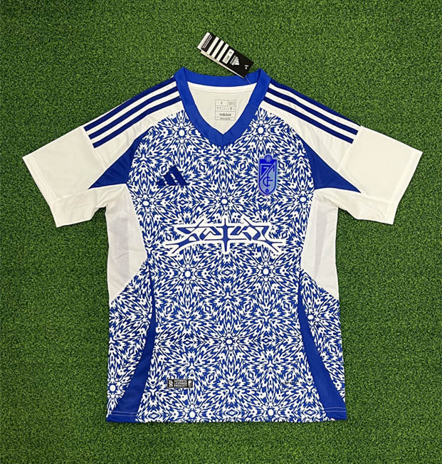 2025-2026 Granada CF Away Blue&White Thailand Soccer Jersey AAA-403