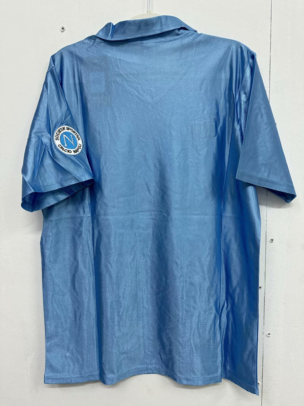 Retro Version 1989 Napoli Blue Thailand Soccer Jersey AAA-0009