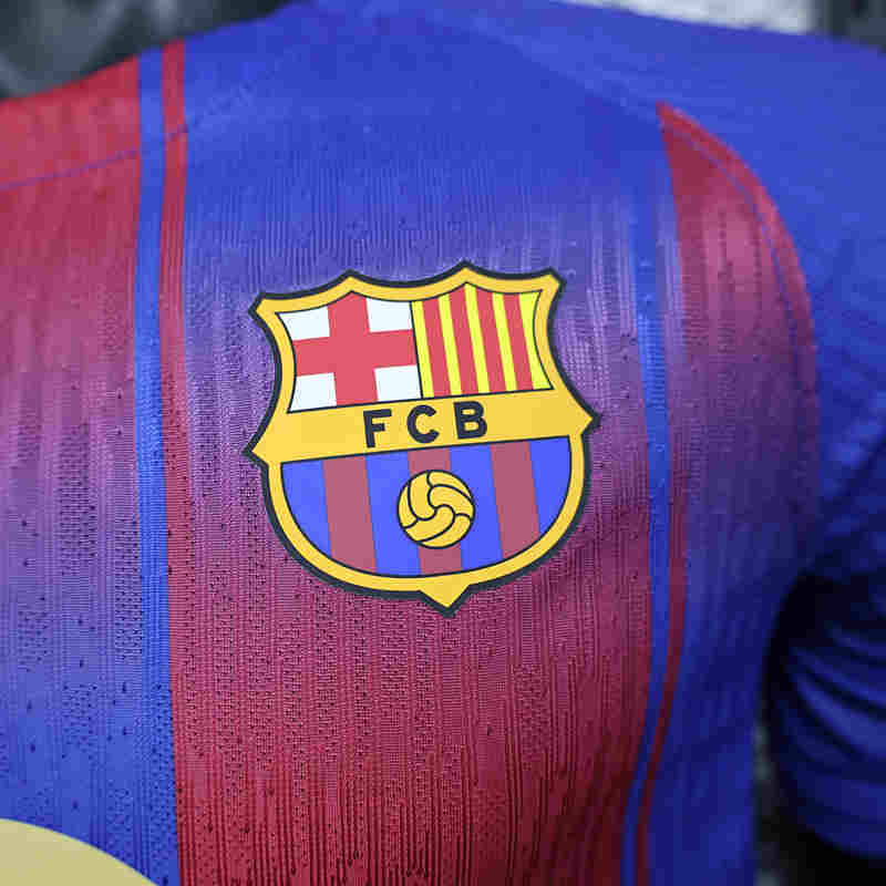 Player Version 2025-2026 Barcelona Home Red&Blue Thailand Soccer Jersey AAA-888