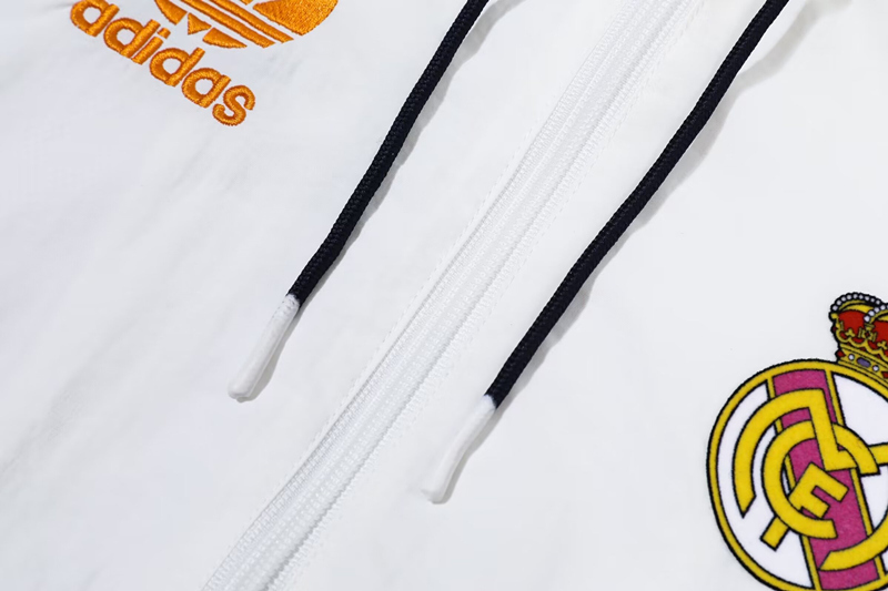 2024-2025 Real Madrid White Thailand Soccer Jacket Uniform-815