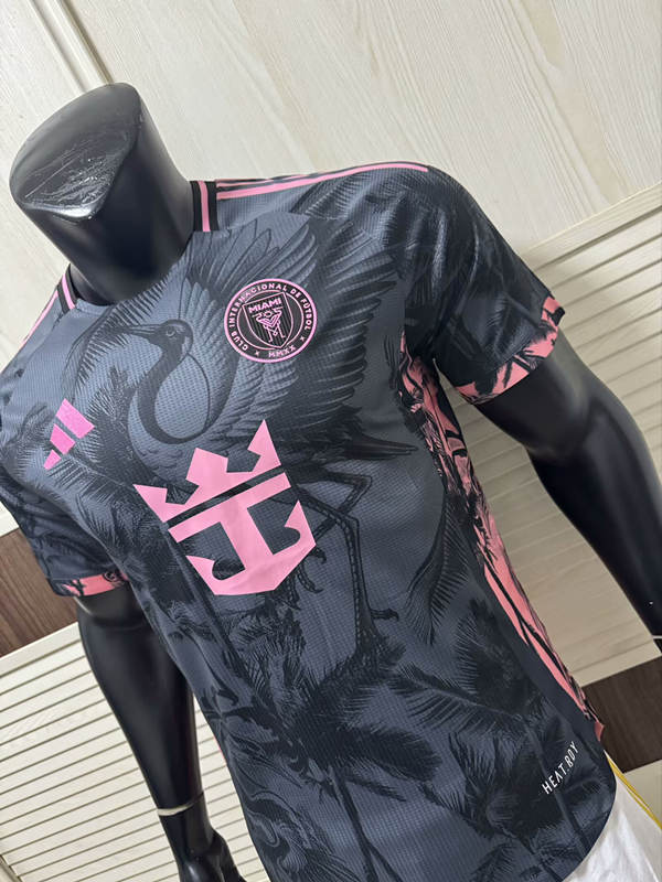 Player Version 2025-2026 Inter Miami CF Black Thailand Soccer Jersey AAA-9812