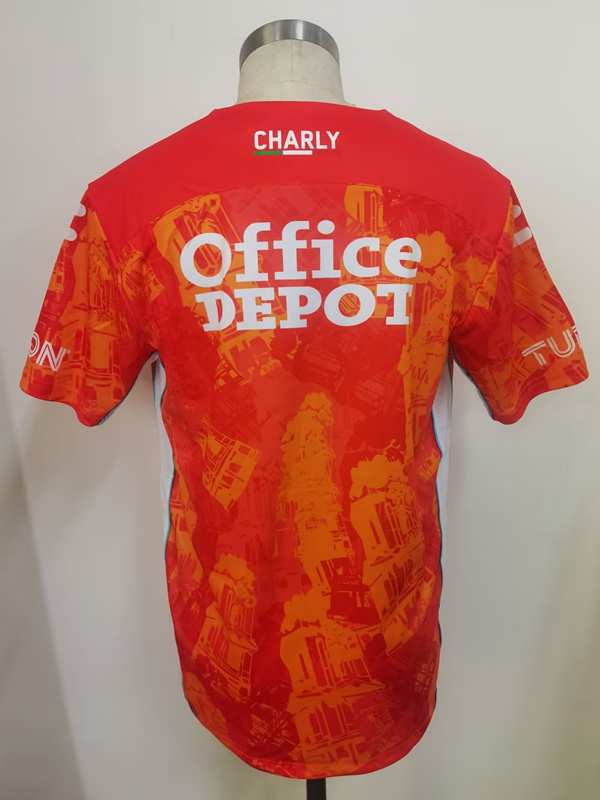 (S-3XL) 2024-25 Pachuca Away Orange Thailand Soccer Jersey AAA-912