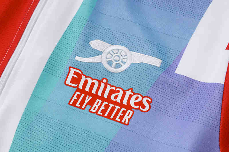 2024-2025 Arsenal Red&White&Blue Thailand Soccer Jacket Uniform-815