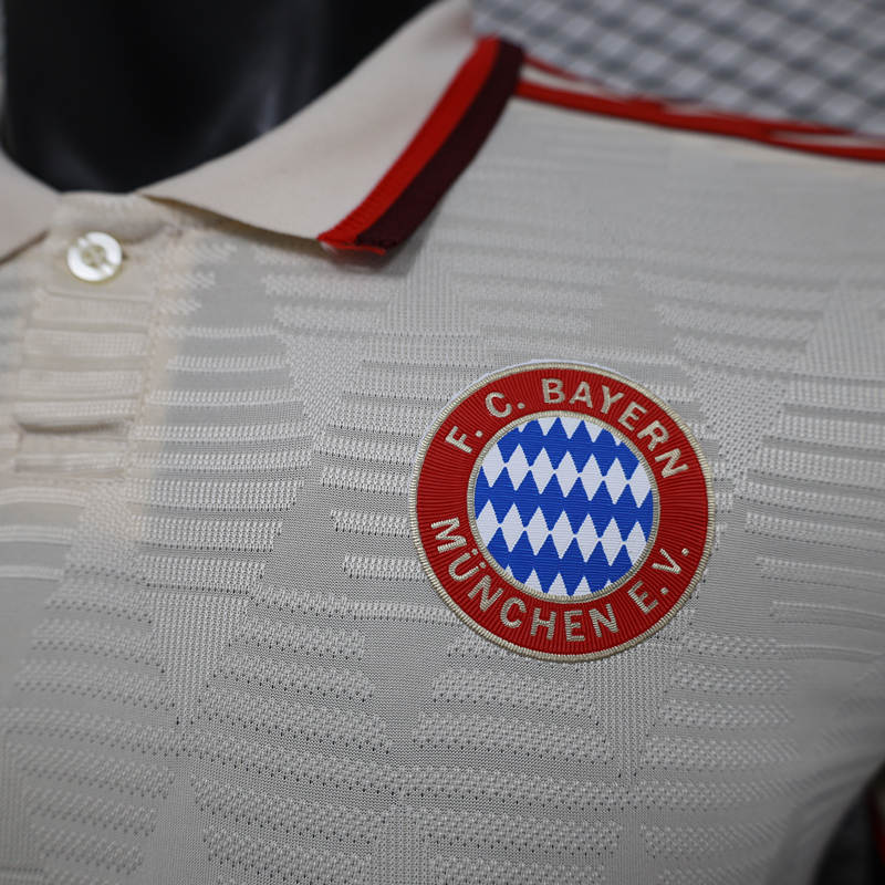 Player Version 2024-2025 Bayern München 2nd Away White Thailand Soccer Jersey AAA-888