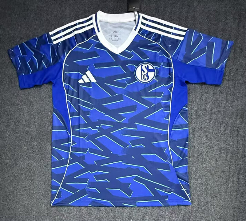（s-4xl）2025-2026 FC Schalke 04 Home Blue Thailand Soccer Jersey AAA-7642