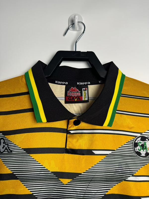 Retro Version 1994 South Africa Home Yellow&White Thailand Soccer Jersey AAA-811