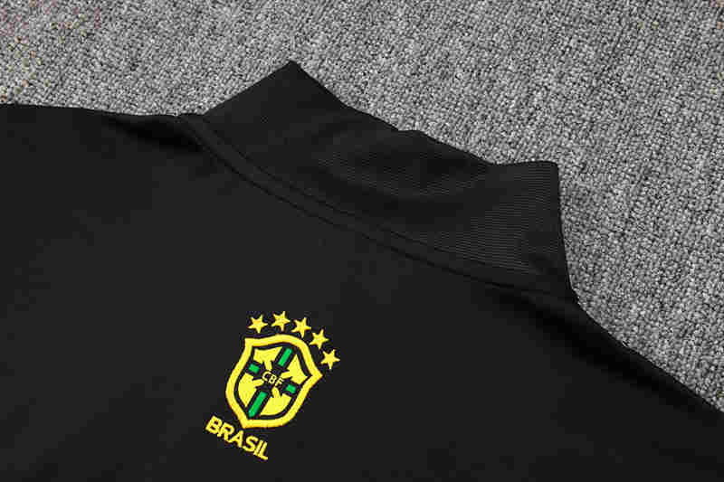 2024-2025 Brazil Ink Jet Green Thailand Soccer Jacket Uniform-815