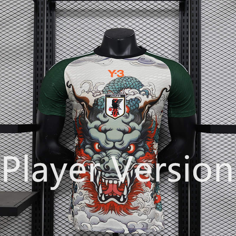 Player Version 2024-25 Special Version Japan Y3 White&Green Thailand Soccer Jersey AAA-888
