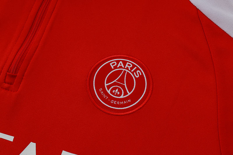 2025-2026 Paris SG Red Thailand Soccer Tracksuit -411
