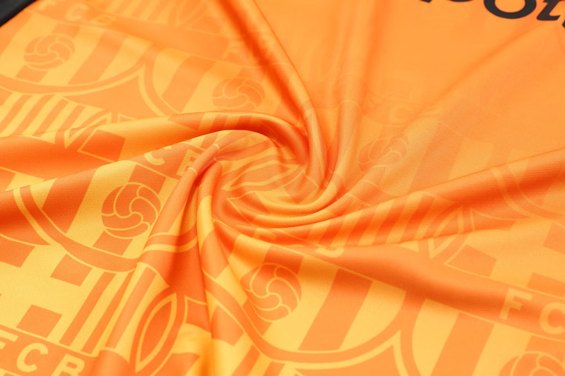 2024-2025 Barcelona Orange Thailand Soccer Vest Uniform-418