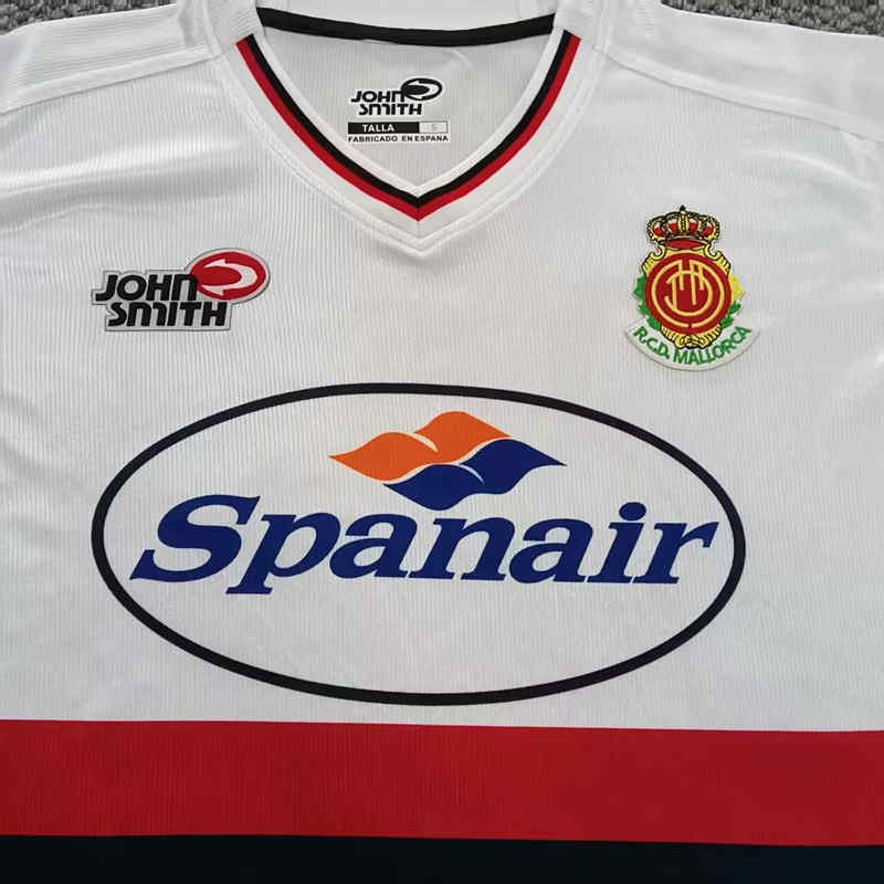 Retro version 01-02 RCD Mallorca Away White Thailand Soccer Jersey AAA-0141