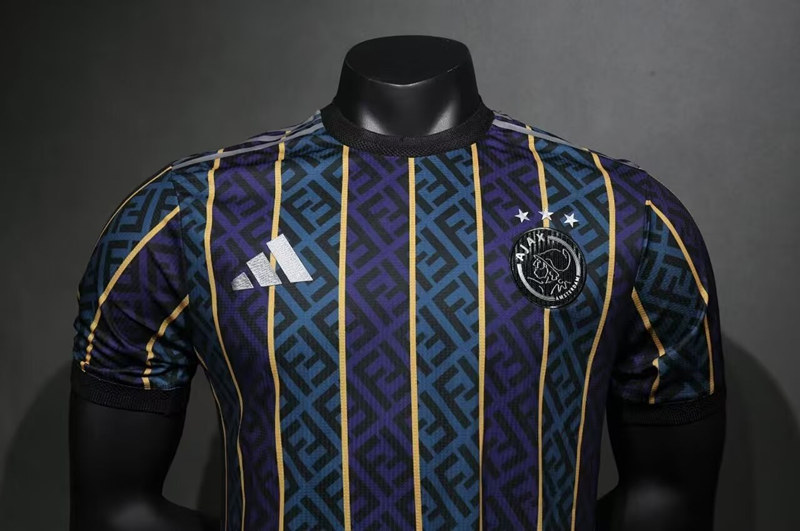 Player Version 2024-2025 Ajax 2nd Away White Thailand Soccer Jersey AAA
