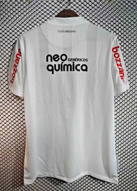 Retro Version 2010 Corinthians White Thailand Soccer Jersey AAA-2669