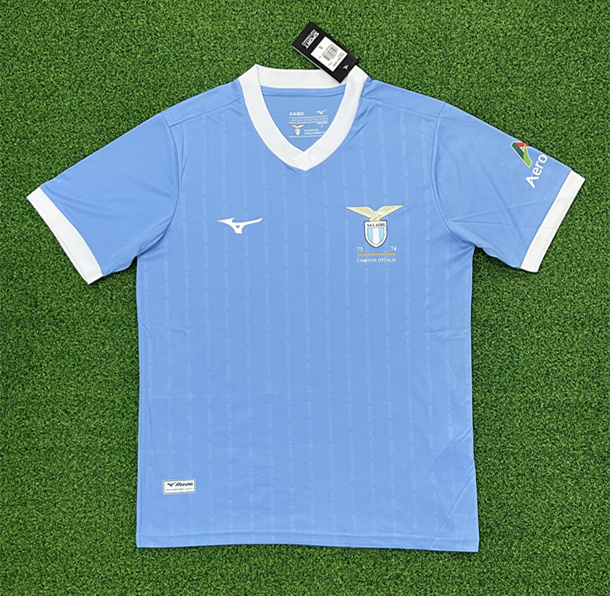 2024-2025 50th Anniversary Lazio Blue Thailand Soccer Jersey AAA-403