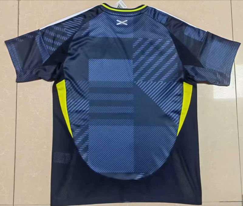 (S-4XL) 2024-2025 Scotland Home Royal Blue Thailand Soccer Jersey AAA-818