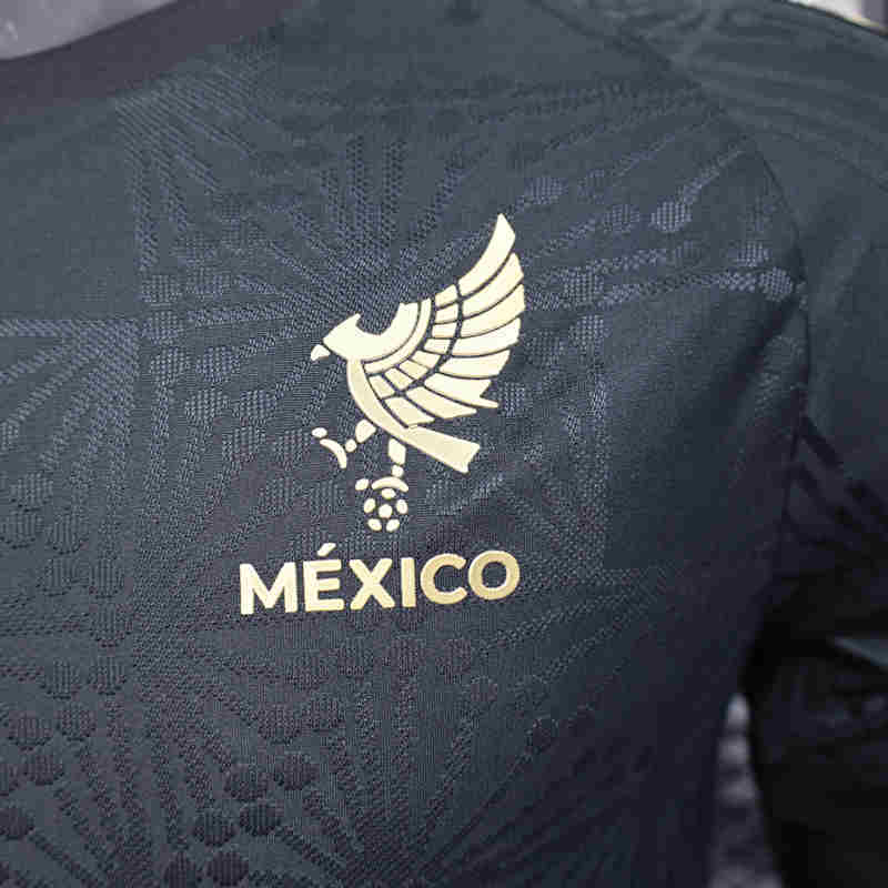 Player Version 2025-2026 Trophy Edition Mexico Black Thailand Soccer Jersey AAA-888