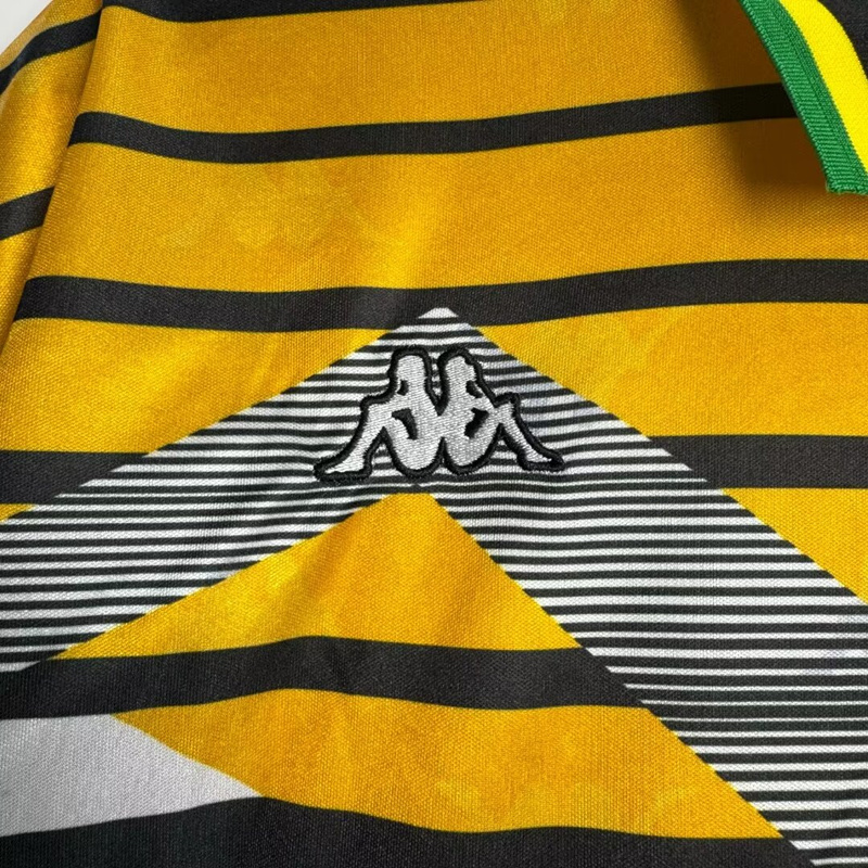 Retro Version 1994 South Africa Home Yellow&White Thailand Soccer Jersey AAA-811