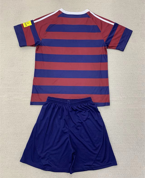 2024-2025 Newcastle United Away Red&Blue Kid/Youth Soccer Uniform-AY