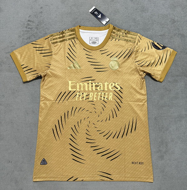 2025-26 Real Madrid Golden Soccer Jersey AAA-4506