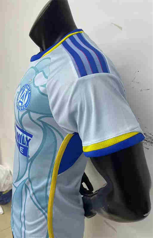 Player Version 2024-2025 Atalanta United Away Blue Thailand Soccer Jersey AAA-9926