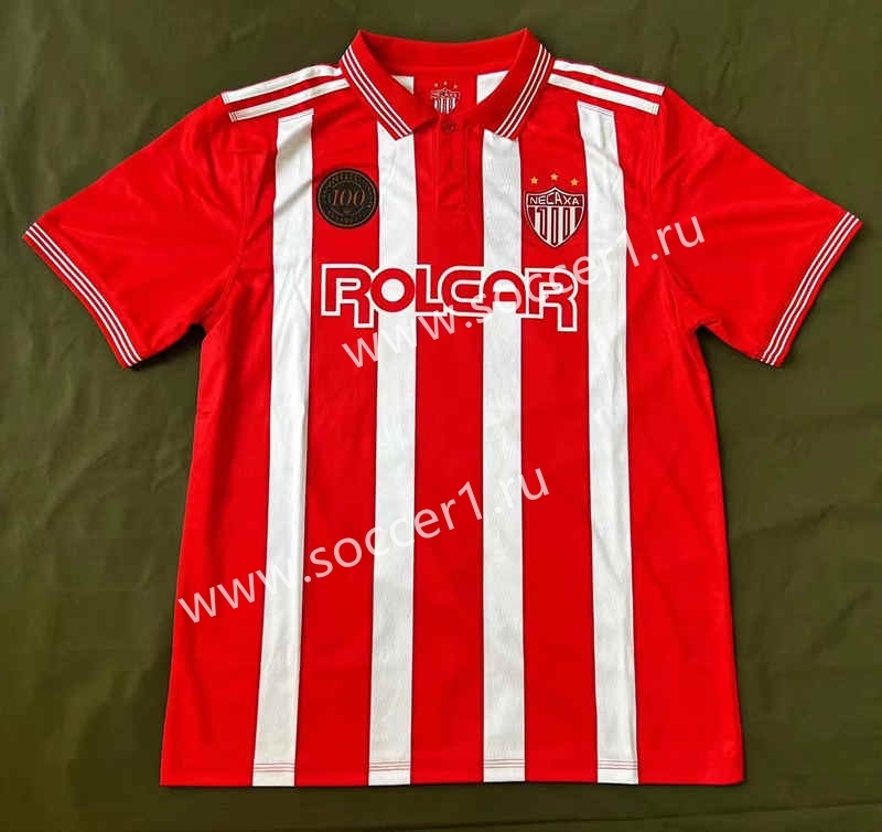 Centennial Edition Necaxa Red&White Thailand Soccer jersey AAA-912