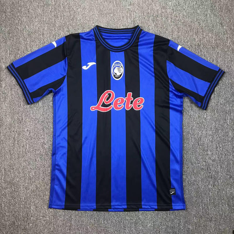 2024-2025 Atalanta BC Home Blue&Black Thailand Soccer Jersey AAA-417