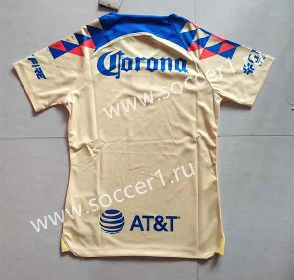2023-2024 Club America Home Yellow Women Thailand Soccer Jersey AAA-912