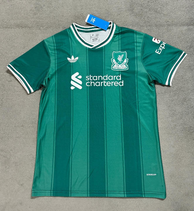 2025-26 Liverpool 2nd Away Green Thailand Soccer Jersey AAA-4506