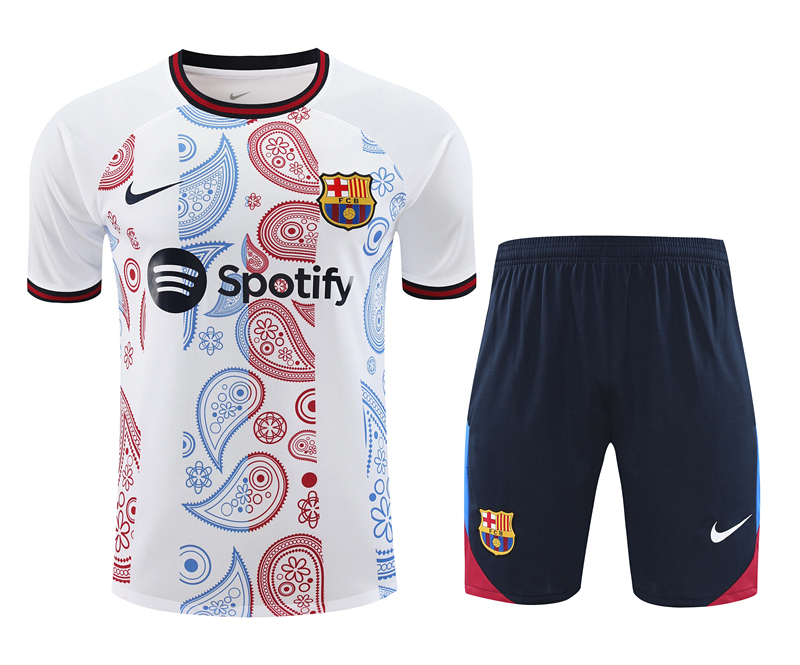 2024-2025 Barcelona White Thailand Soccer Jersey Uniform-418