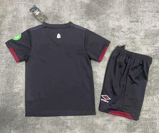 2024-2025 West Ham United Away Black Kids/Youth Soccer Uniform-2483