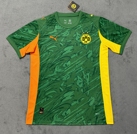(S-4XL) 2025-2026 Borussia Dortmund Away Green Thailand Soccer Jersey AAA-4506