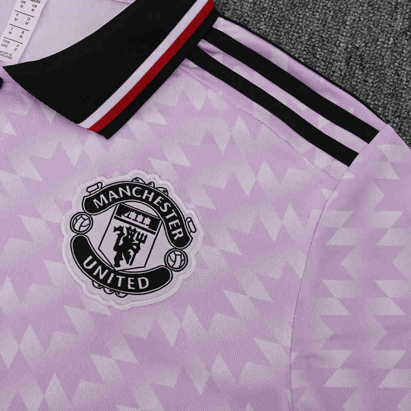 2025-2026 Manchester United Pink Thailand Polo Shirt-418