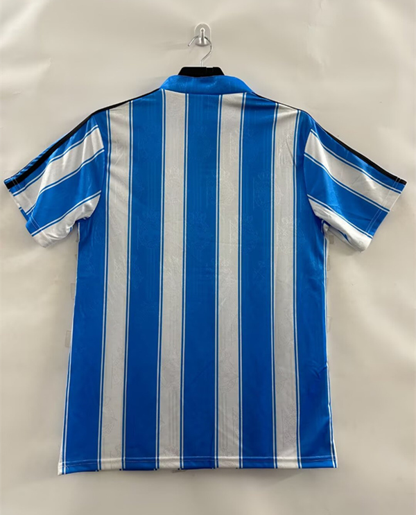 Retro Version 97-98 Deportivo La Coruña Home Blue&White Thailand Soccer Jersey AAA-811