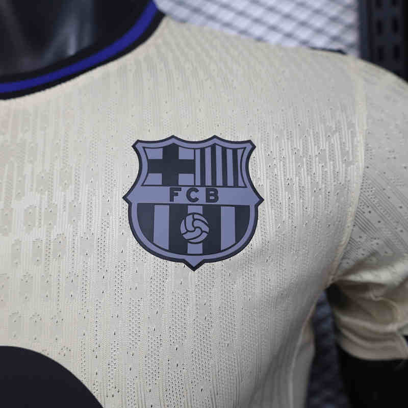 Player Version 2025-2026 Barcelona Away apricot Thailand Soccer Jersey AAA-888