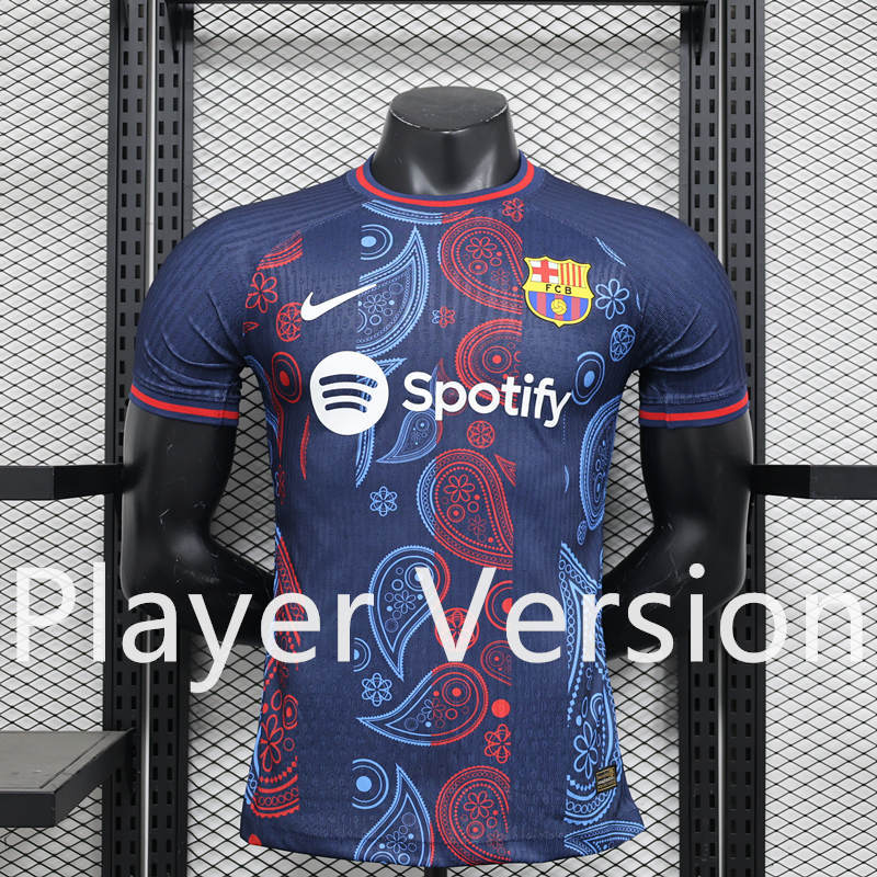 Player Version 2024-25 Special Version Barcelona Royal Blue Thailand Soccer Jersey AAA-888