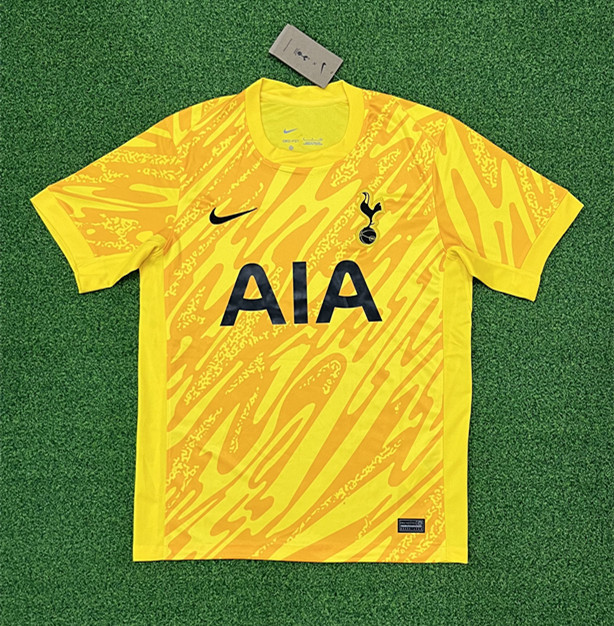 (S-4XL) 2024-2025 Tottenham Hotspur Goalkeeper Yellow Thailand Soccer Jersey AAA-403