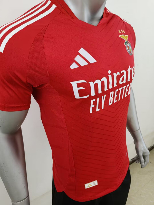 Player Version 2024-2025 Benfica Home Red Thailand Soccer Jersey AAA-7959