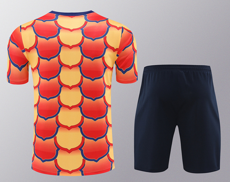 2024-25 Barcelona Red&Yellow Thailand Soccer Uniform-418