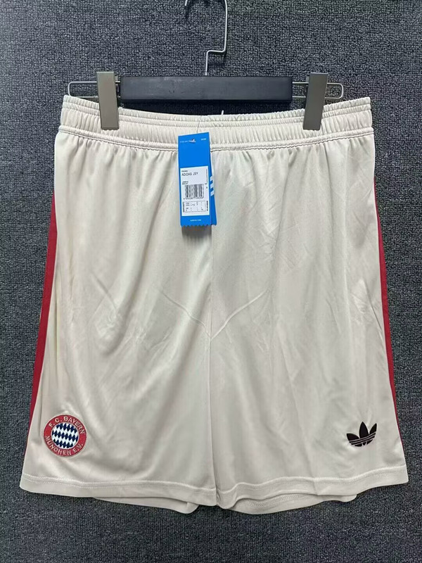 2024-2025 Bayern München 2nd Away White Thailand Soccer Shorts-718