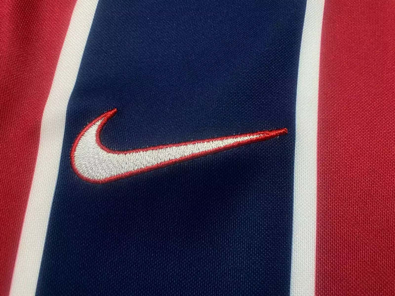 Retro Version 96-97 Deportivo Guadalajara Away Red&Blue LS Thailand Soccer Jersey AAA-6895
